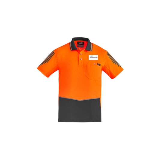 Men's Hi Vis Flux Short Sleeve Polo