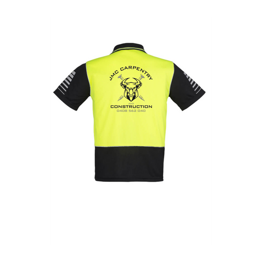 Men's Hi Vis Zone Short Sleeve Polo