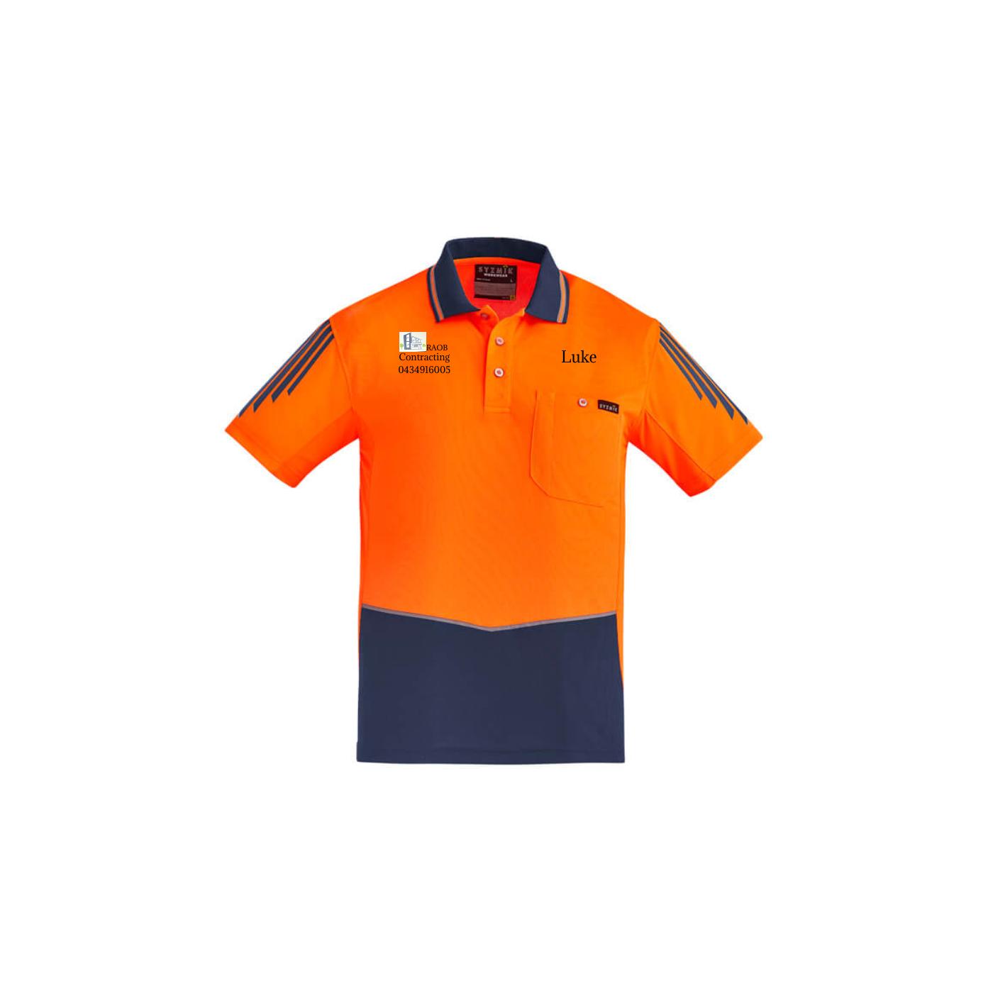 Men's Hi Vis Flux Short Sleeve Polo