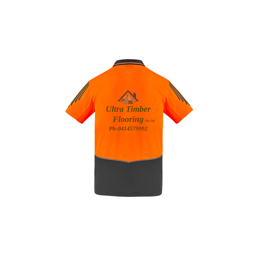 Men's Hi Vis Flux Short Sleeve Polo