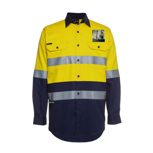 Hi Vis L/S D&N 190g Work Shirt