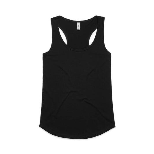 Custom business logo Women's Yes Racerback Singlet from AS Colour available at Workwear Ink