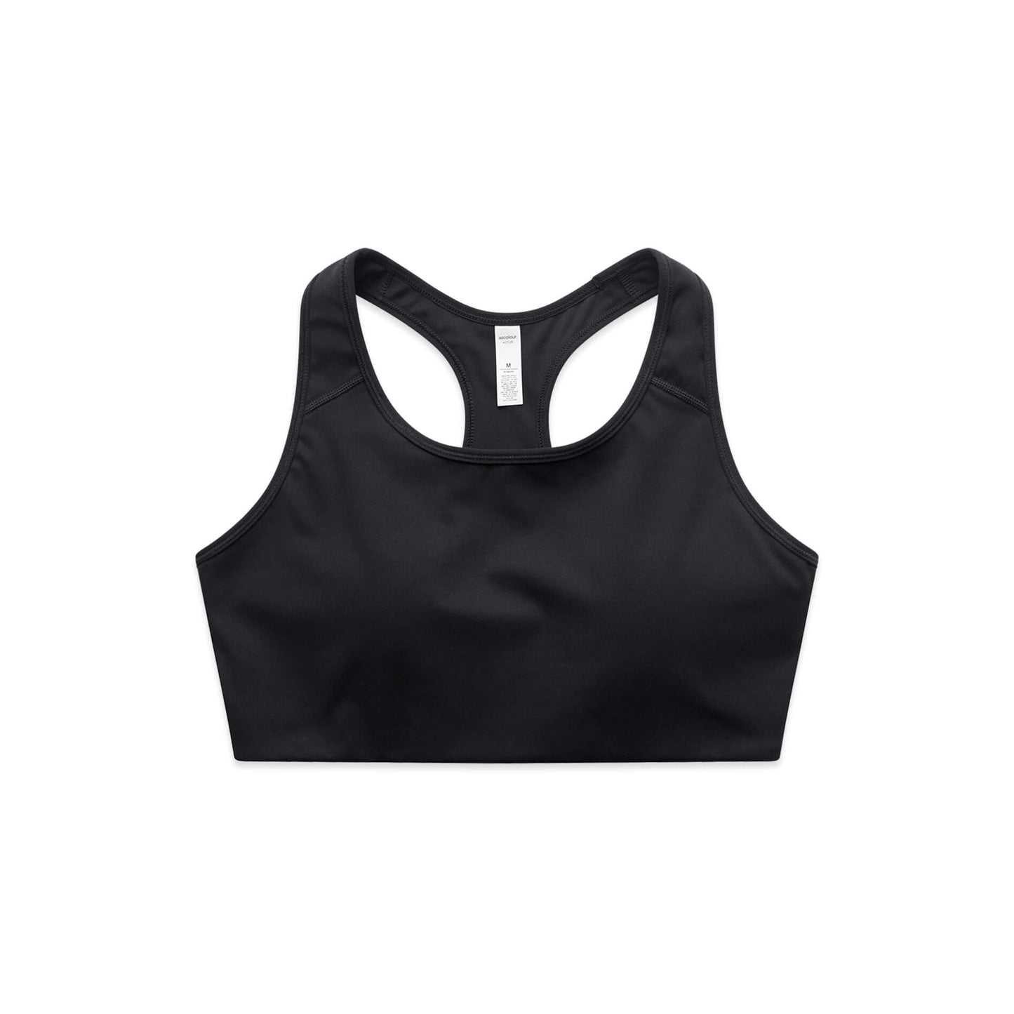 Custom business logo Women's Active Top Bra from AS Colour available at Workwear Ink