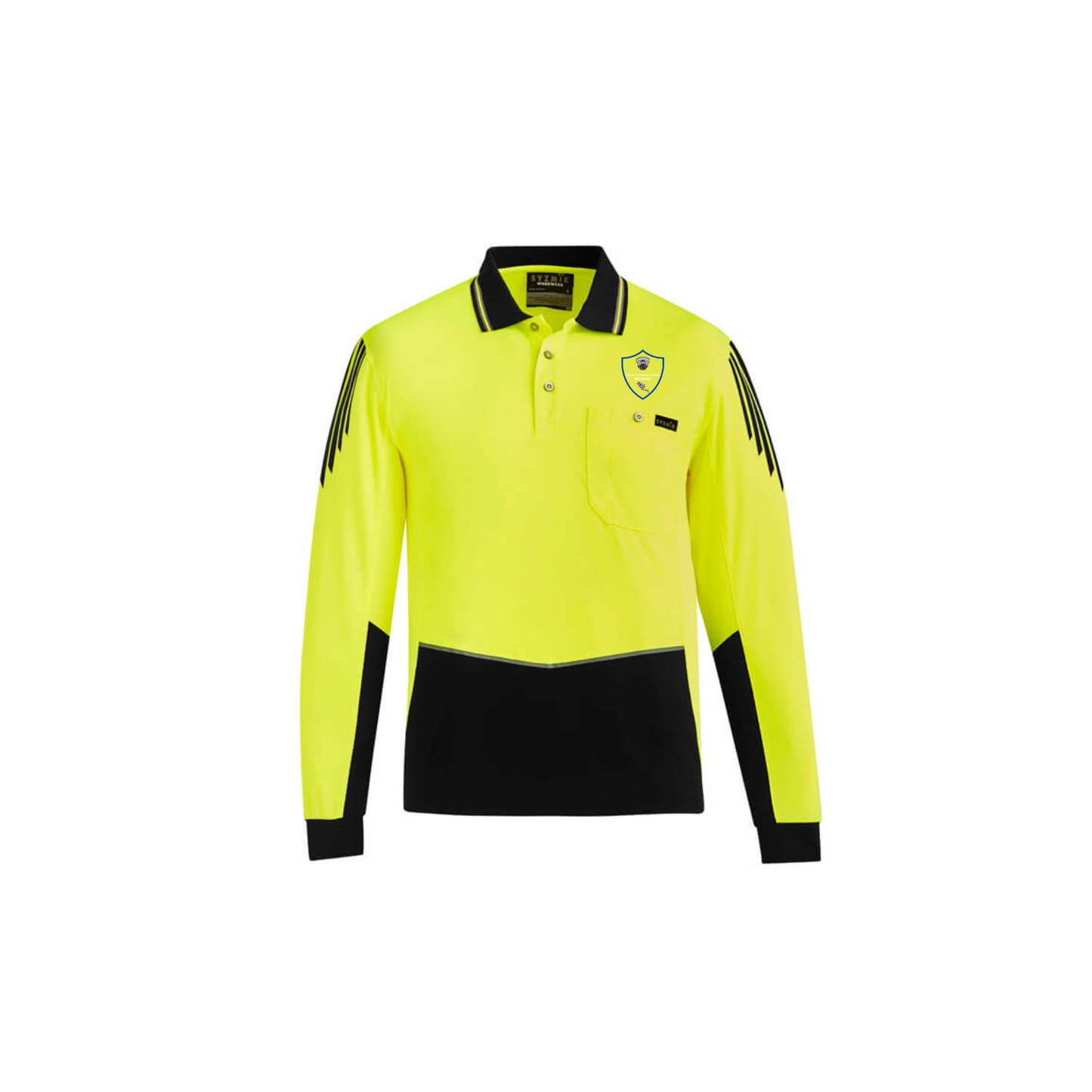 Men's Hi Vis Flux Long Sleeve Polo