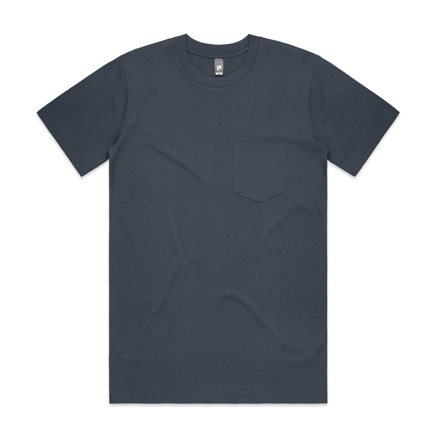 Custom business logo Men's Classic Pocket Tee from AS Colour available at Workwear Ink