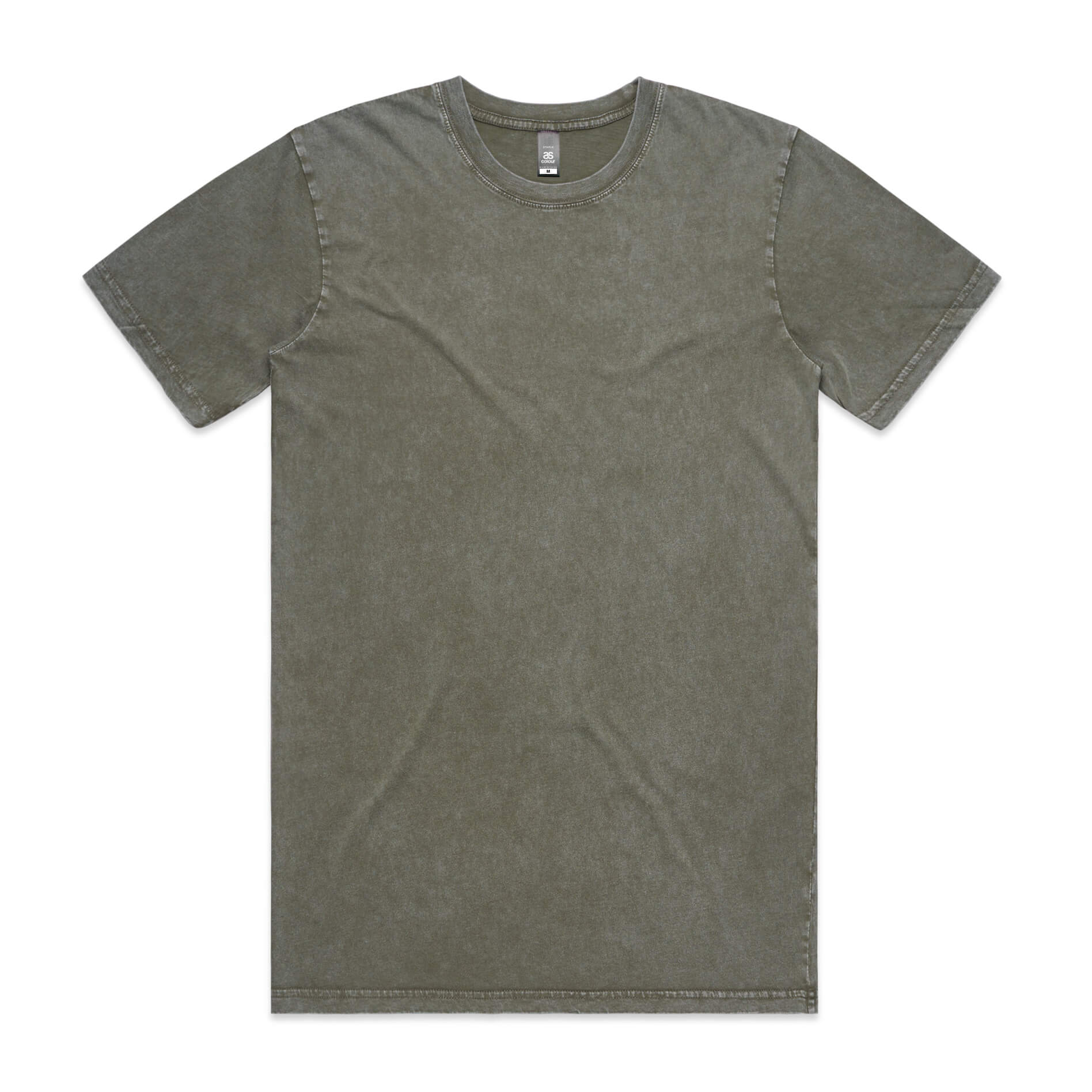 Custom business logo Men's Staple Stonewash Tee from AS Colour available at Workwear Ink