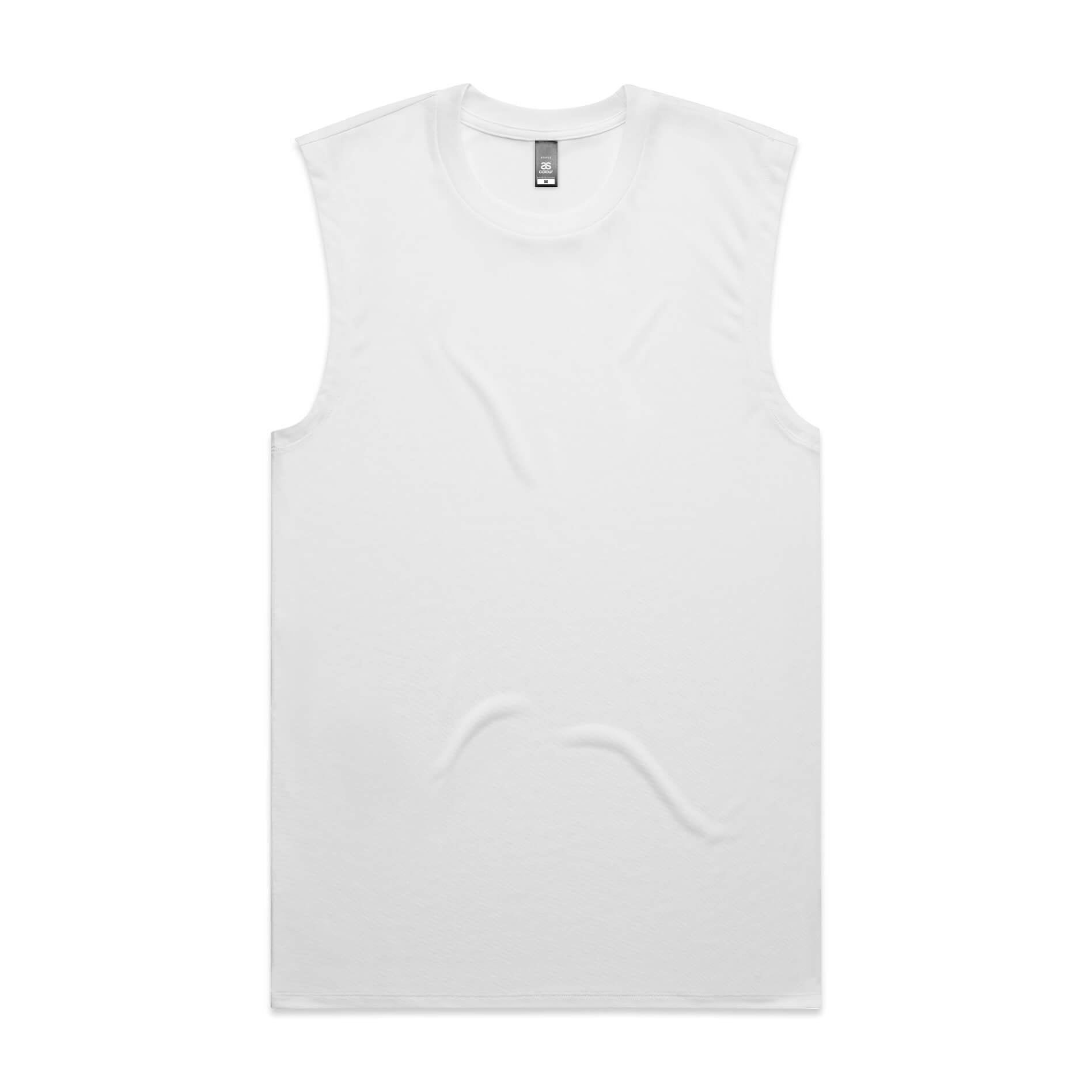 Custom business logo Mens Staple Active Tank from AS Colour available at Workwear Ink