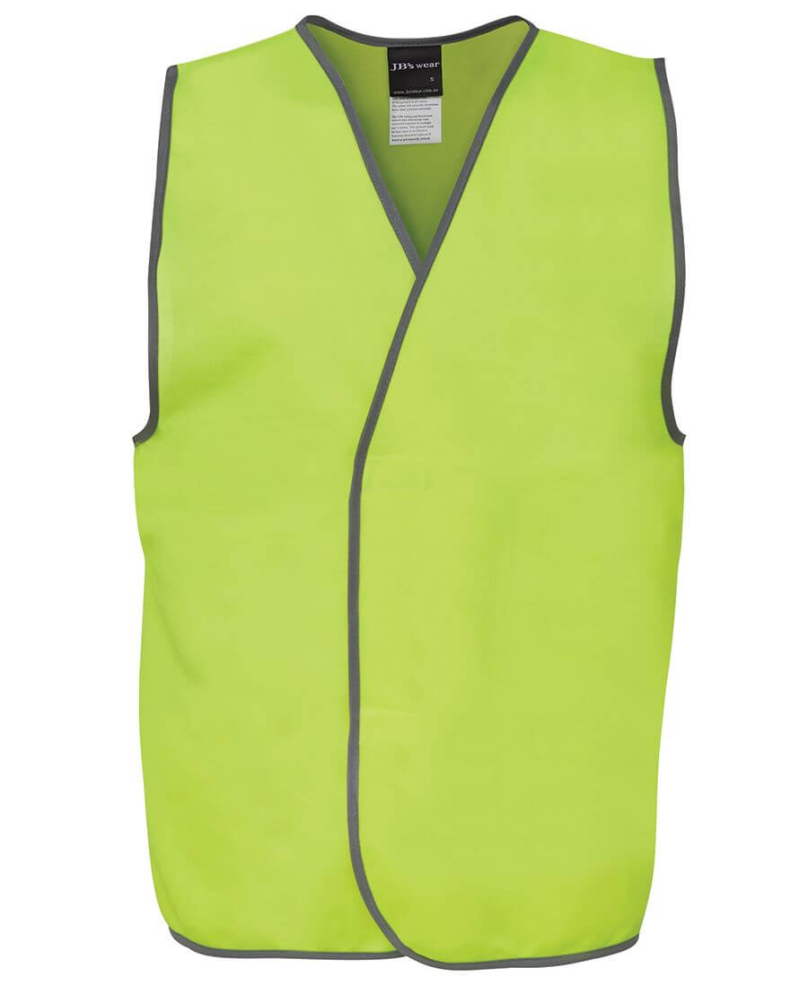 Custom business logo Hi Vis Safety Vest from JB's available at Workwear Ink