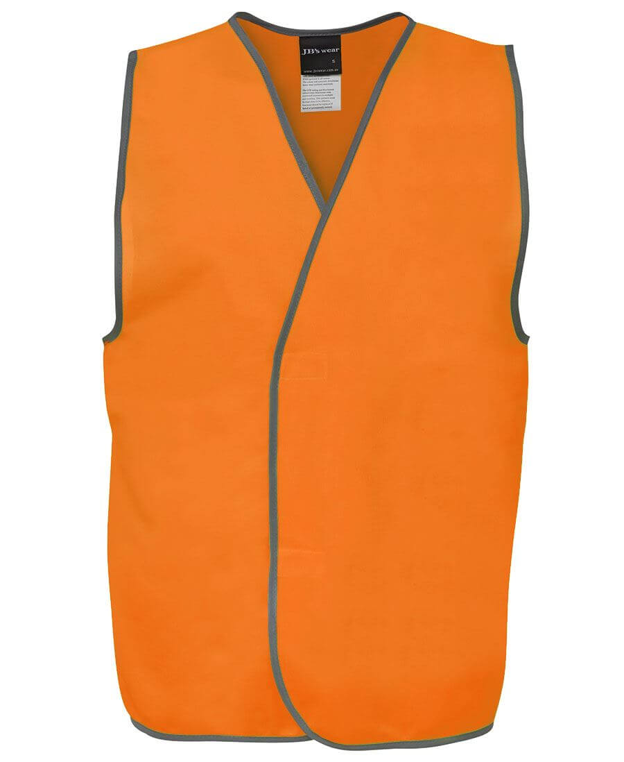 Custom business logo Hi Vis Safety Vest from JB's available at Workwear Ink