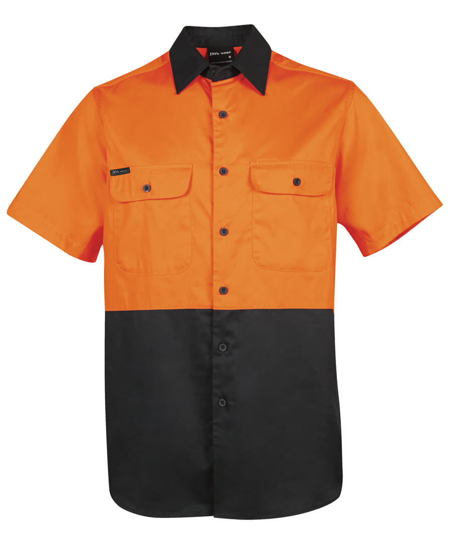 Custom business logo Hi Vis S/S 150g Work Shirt from JB's available at Workwear Ink