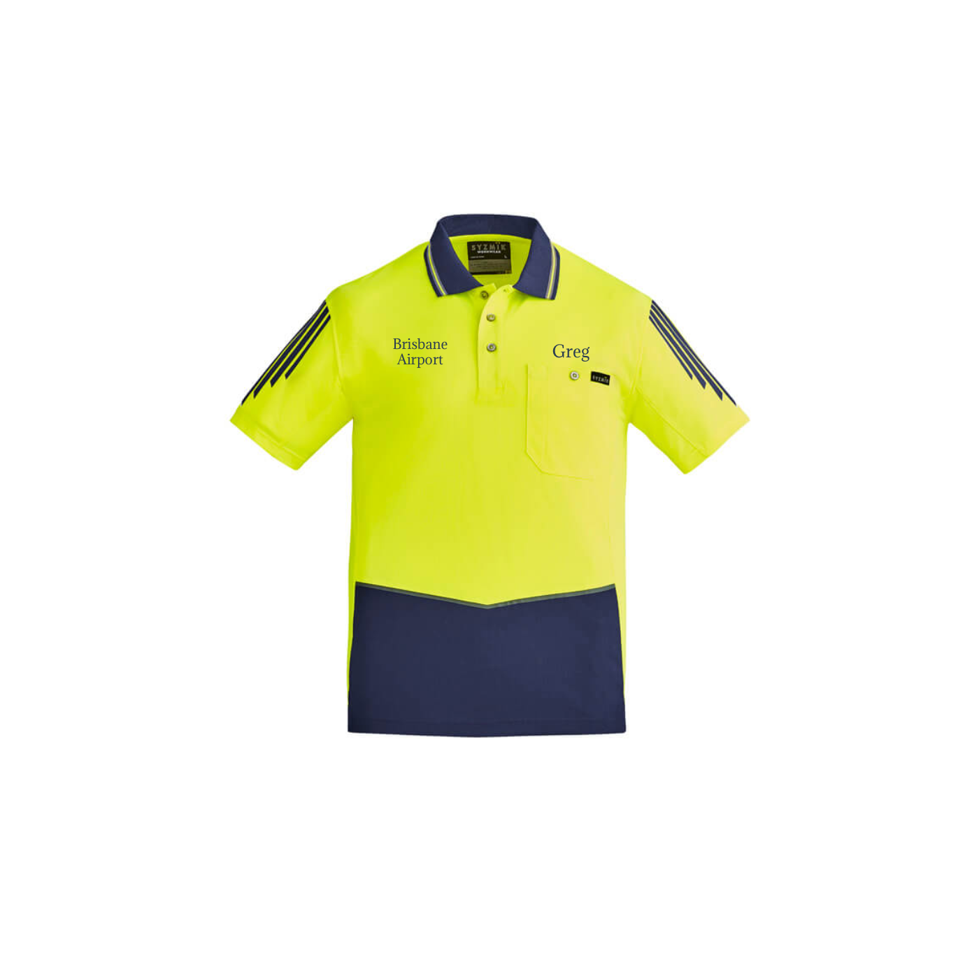 Men's Hi Vis Flux Short Sleeve Polo