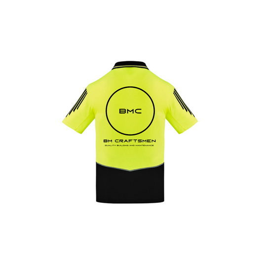 Men's Hi Vis Flux Short Sleeve Polo