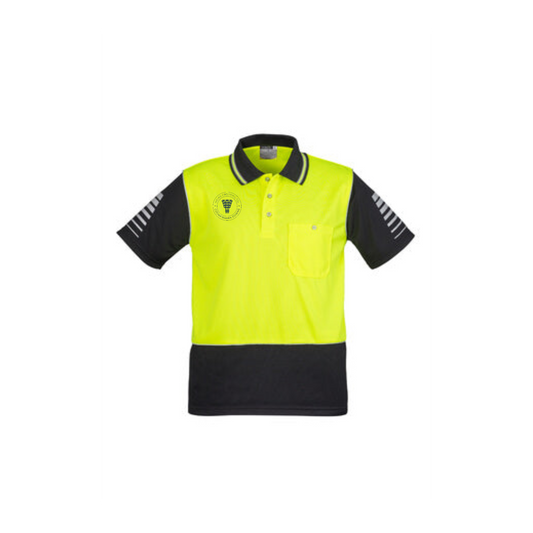 Men's Hi Vis Zone Short Sleeve Polo