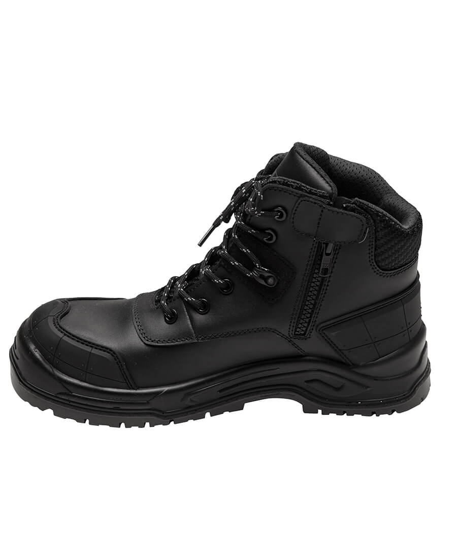 Custom business logo JB'S CYBORG ZIP SAFETY BOOT from JB's available at Workwear Ink