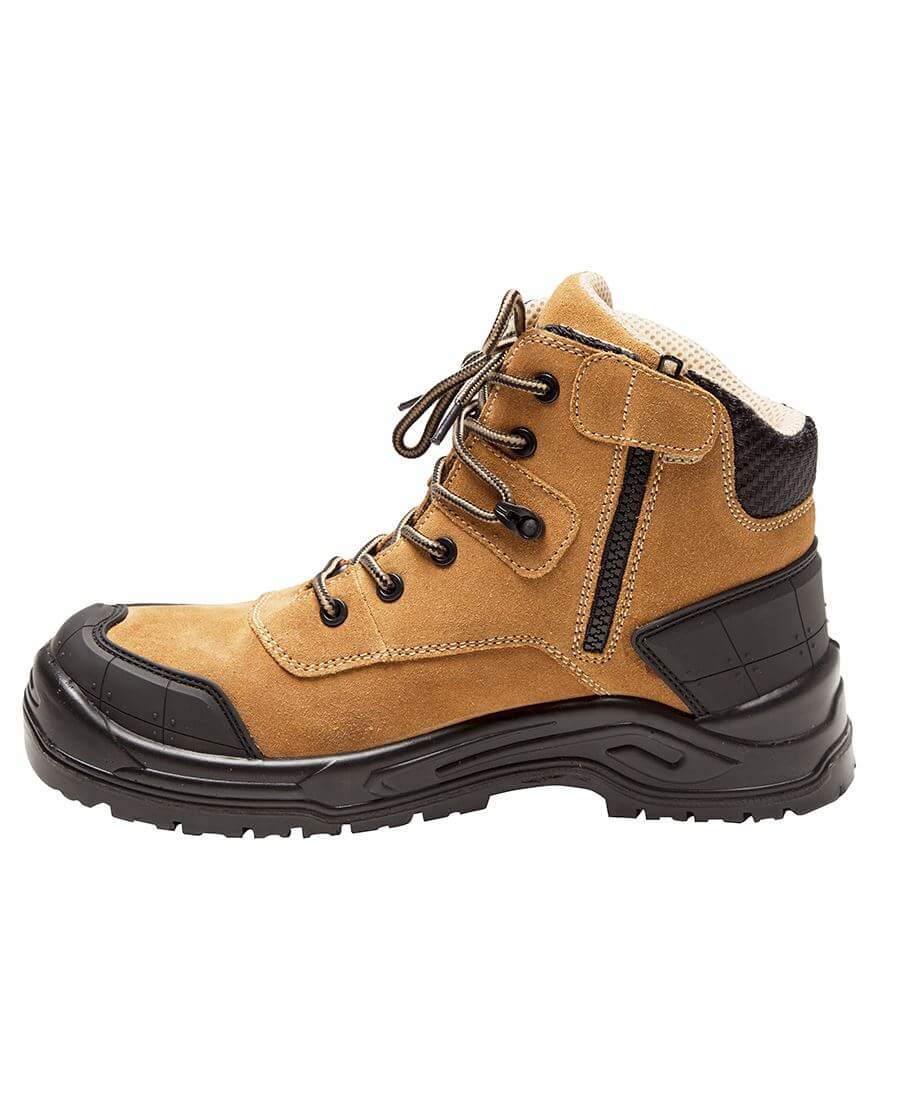 Custom business logo JB'S CYBORG ZIP SAFETY BOOT from JB's available at Workwear Ink