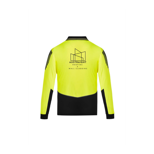 Men's Hi Vis Flux Long Sleeve Polo