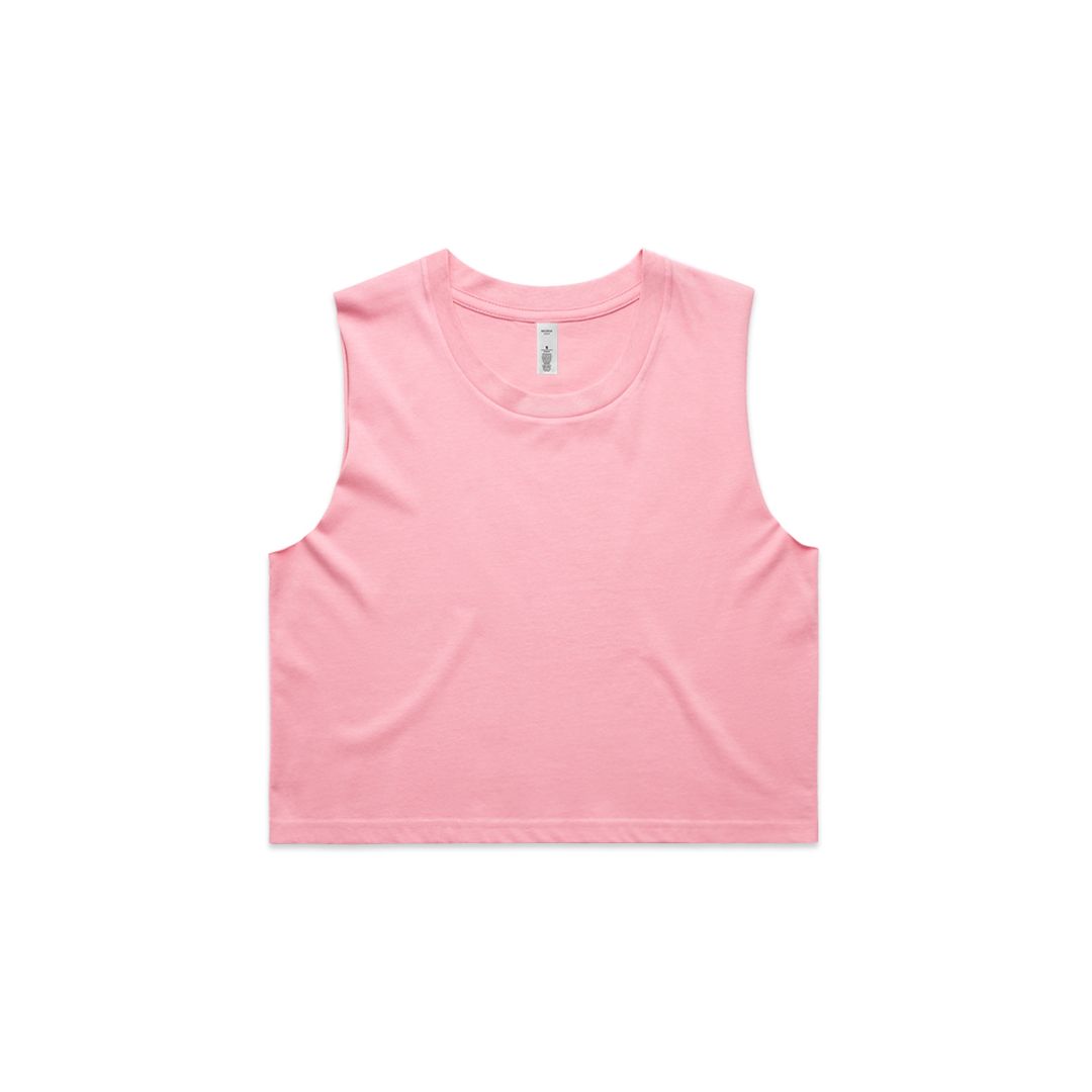 Custom business logo Women's Crop Tank from AS Colour available at Workwear Ink