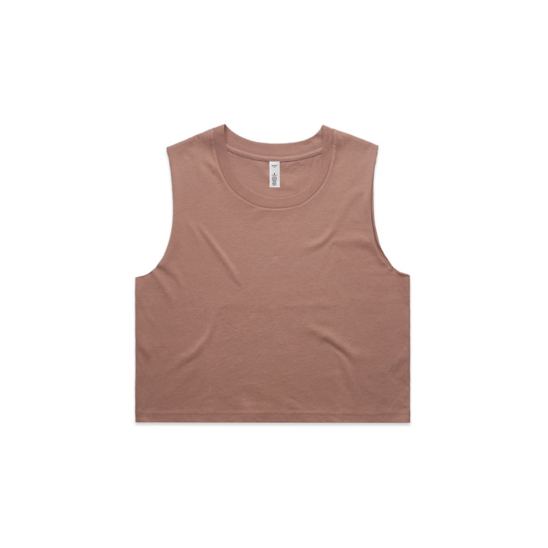 Custom business logo Women's Crop Tank from AS Colour available at Workwear Ink