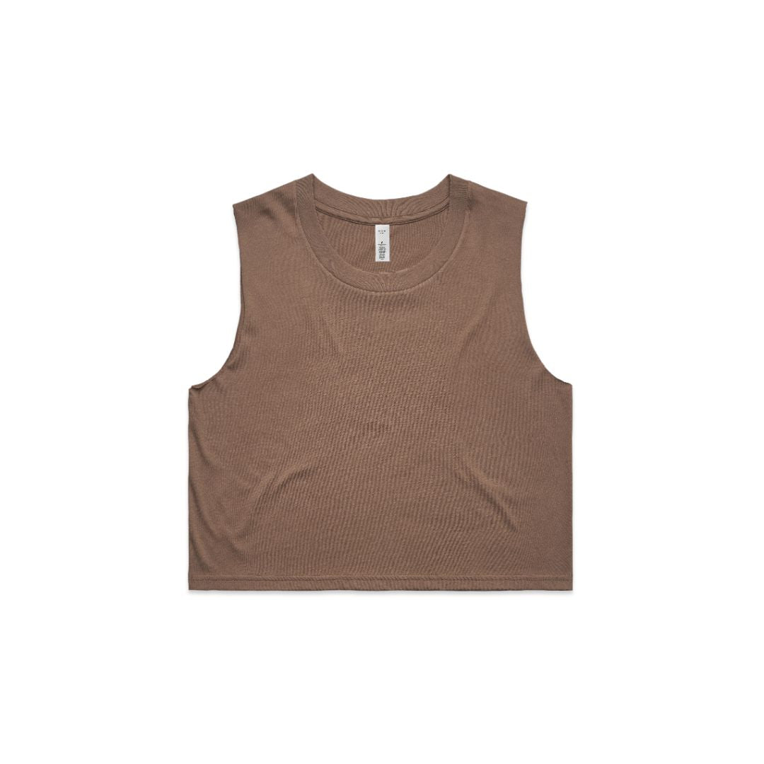 Custom business logo Women's Crop Tank from AS Colour available at Workwear Ink