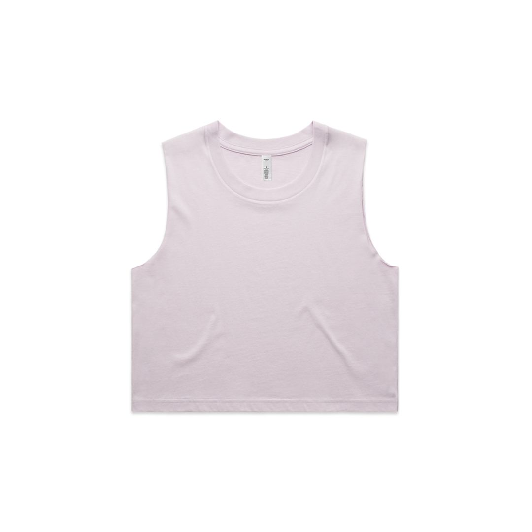 Custom business logo Women's Crop Tank from AS Colour available at Workwear Ink