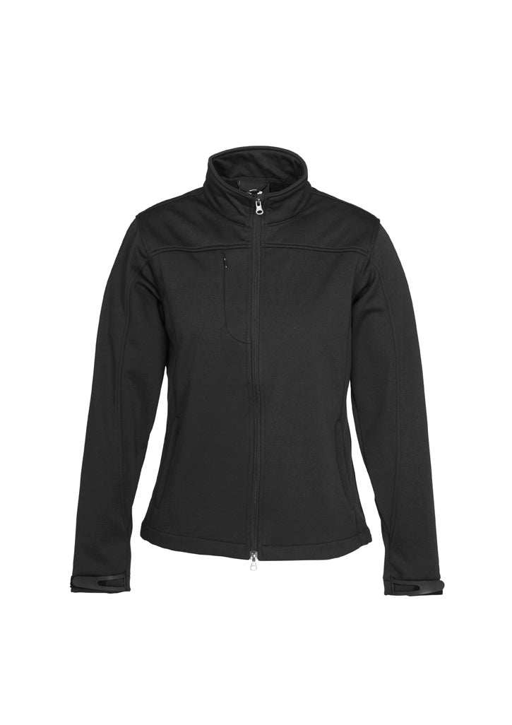 Custom business logo Women's Soft Shell Jacket from Biz Collection available at Workwear Ink