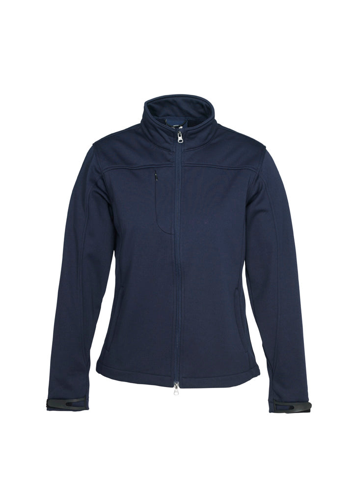 Custom business logo Women's Soft Shell Jacket from Biz Collection available at Workwear Ink