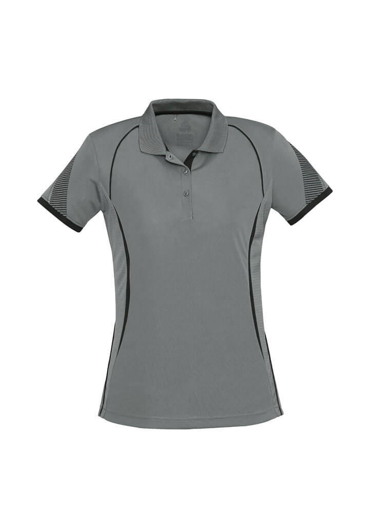 Custom business logo Women's Razor Polo from Biz Collection available at Workwear Ink