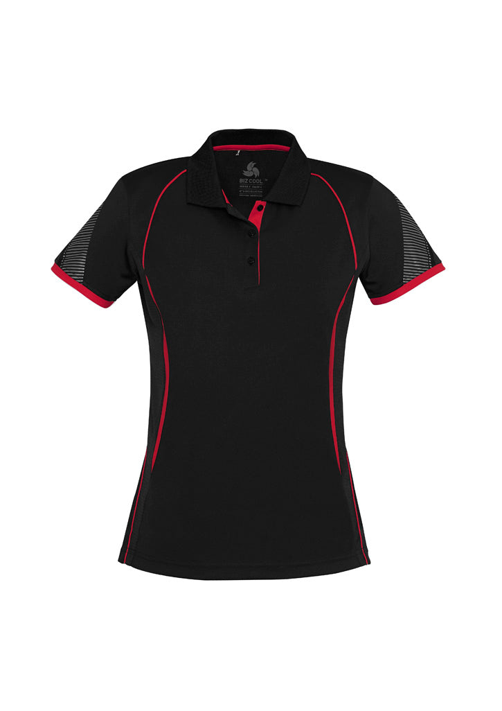 Custom business logo Women's Razor Polo from Biz Collection available at Workwear Ink