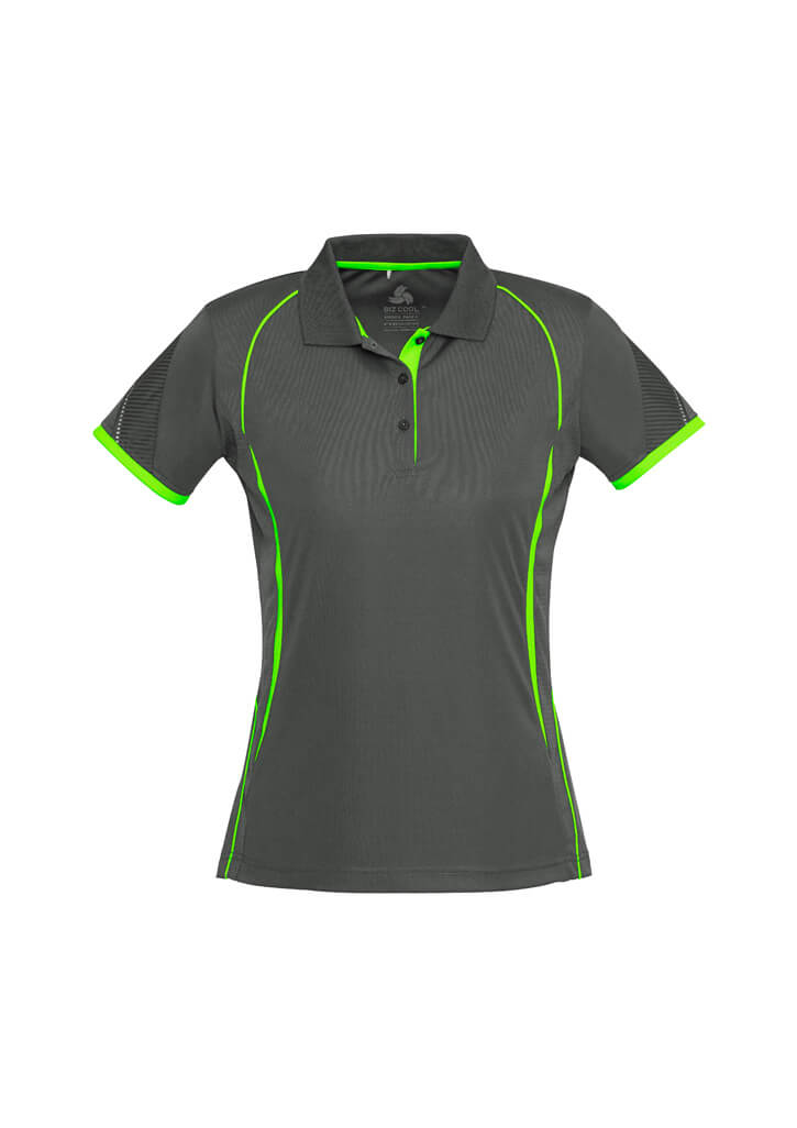 Custom business logo Women's Razor Polo from Biz Collection available at Workwear Ink