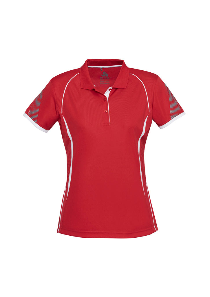 Custom business logo Women's Razor Polo from Biz Collection available at Workwear Ink