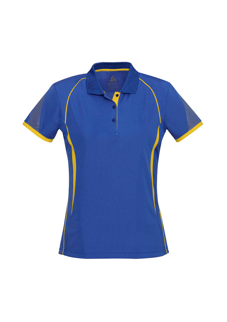 Custom business logo Women's Razor Polo from Biz Collection available at Workwear Ink