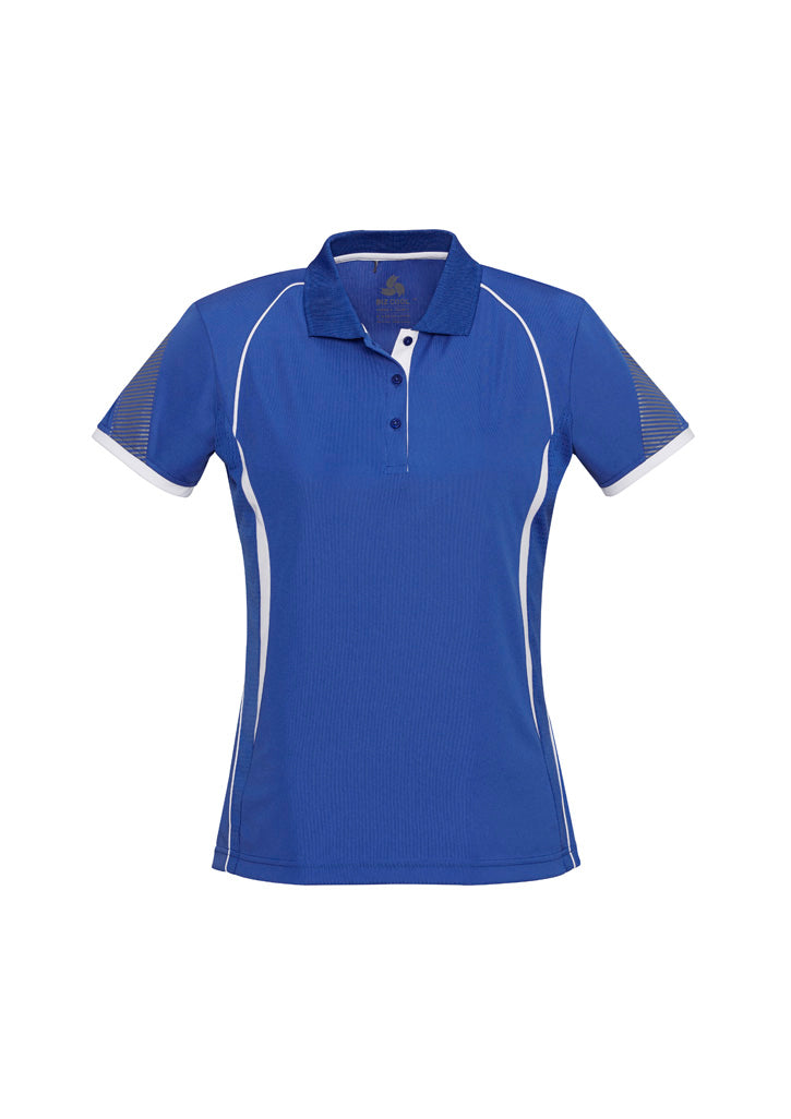 Custom business logo Women's Razor Polo from Biz Collection available at Workwear Ink