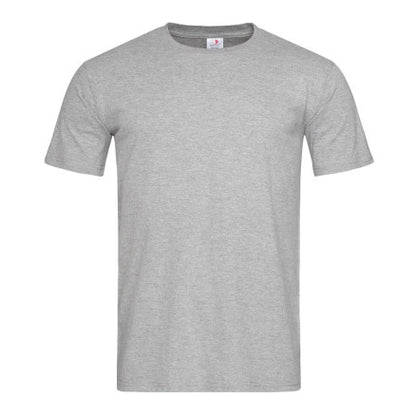 Custom business logo Men's Basic Round Neck Tee from Lavos available at Workwear Ink