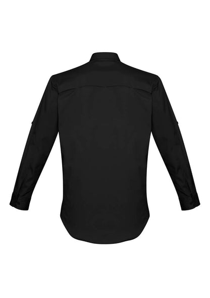 Custom business logo Mens Rugged Cooling Long Sleeve Shirt from Syzmik Workwear available at Workwear Ink