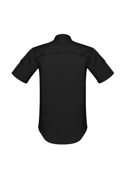 Custom business logo Mens Rugged Cooling Short Sleeve Shirt from Syzmik Workwear available at Workwear Ink