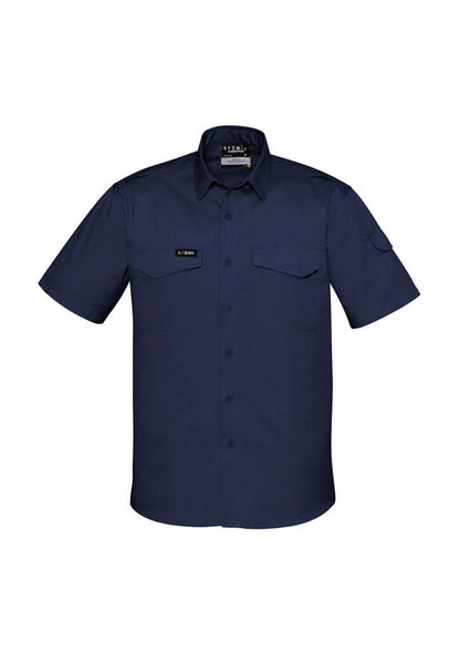 Custom business logo Mens Rugged Cooling Short Sleeve Shirt from Syzmik Workwear available at Workwear Ink