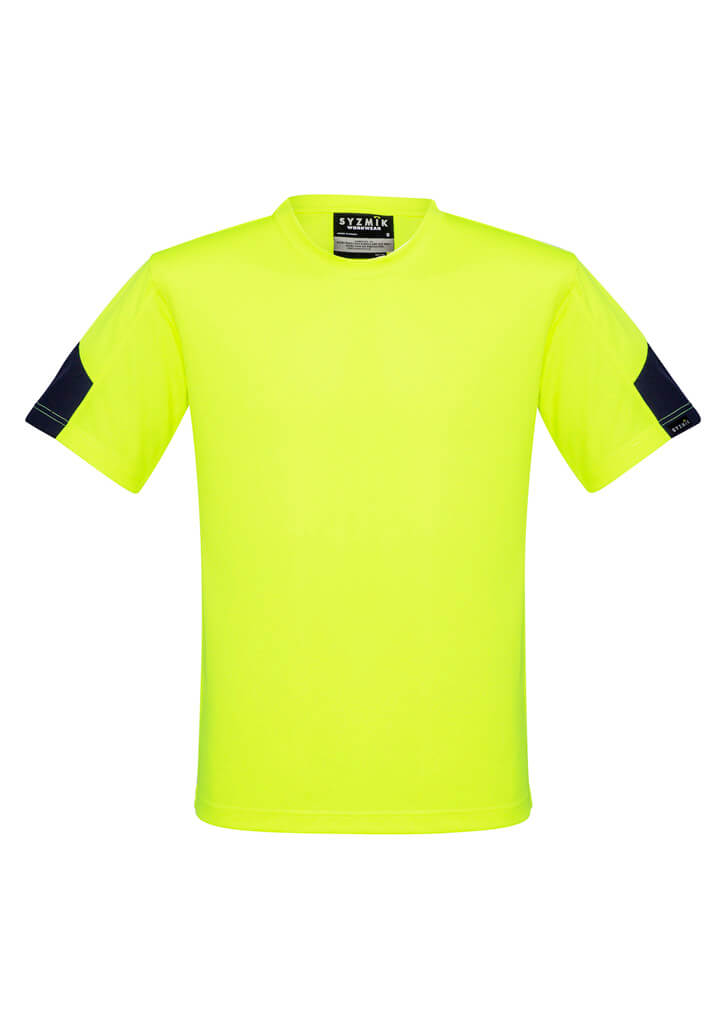 Custom business logo Mens Hi Vis Squad Tee from Syzmik Workwear available at Workwear Ink