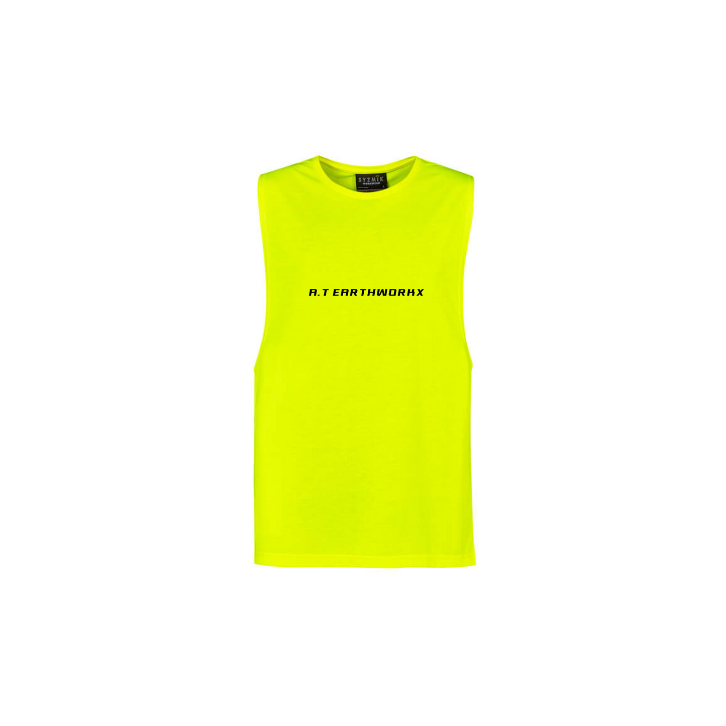 Mens Hi Vis Sleeveless Tee