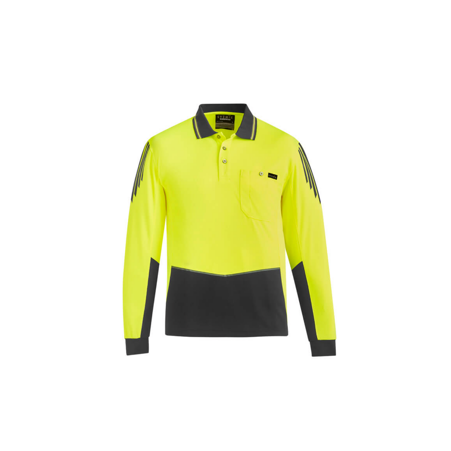 Men's Hi Vis Flux Long Sleeve Polo