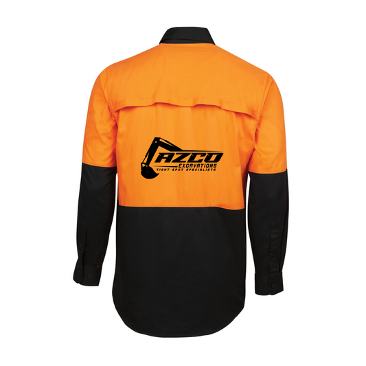 Hi Vis L/S 150g Work Shirt