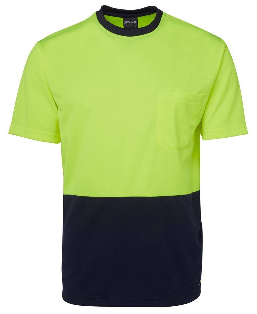 Custom business logo Hi Vis Traditional T-Shirt from JB's available at Workwear Ink