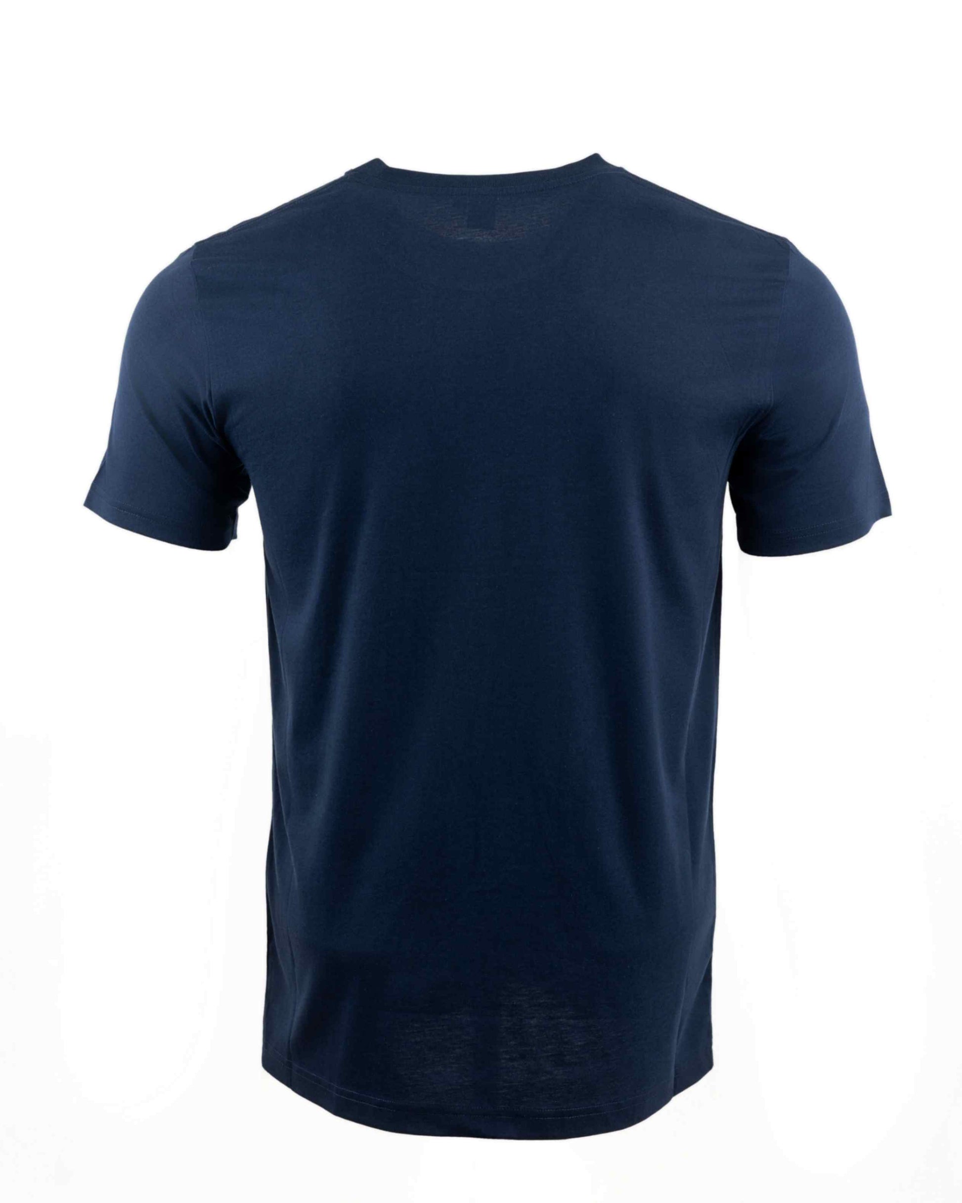 Custom business logo Men's Basic Round Neck Tee from Lavos available at Workwear Ink